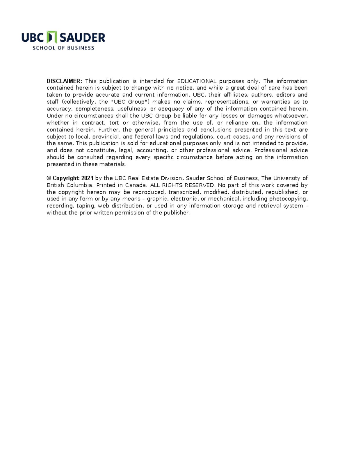 Assignment 2 - DISCLAIMER: This publication is intended for EDUCATIONAL ...