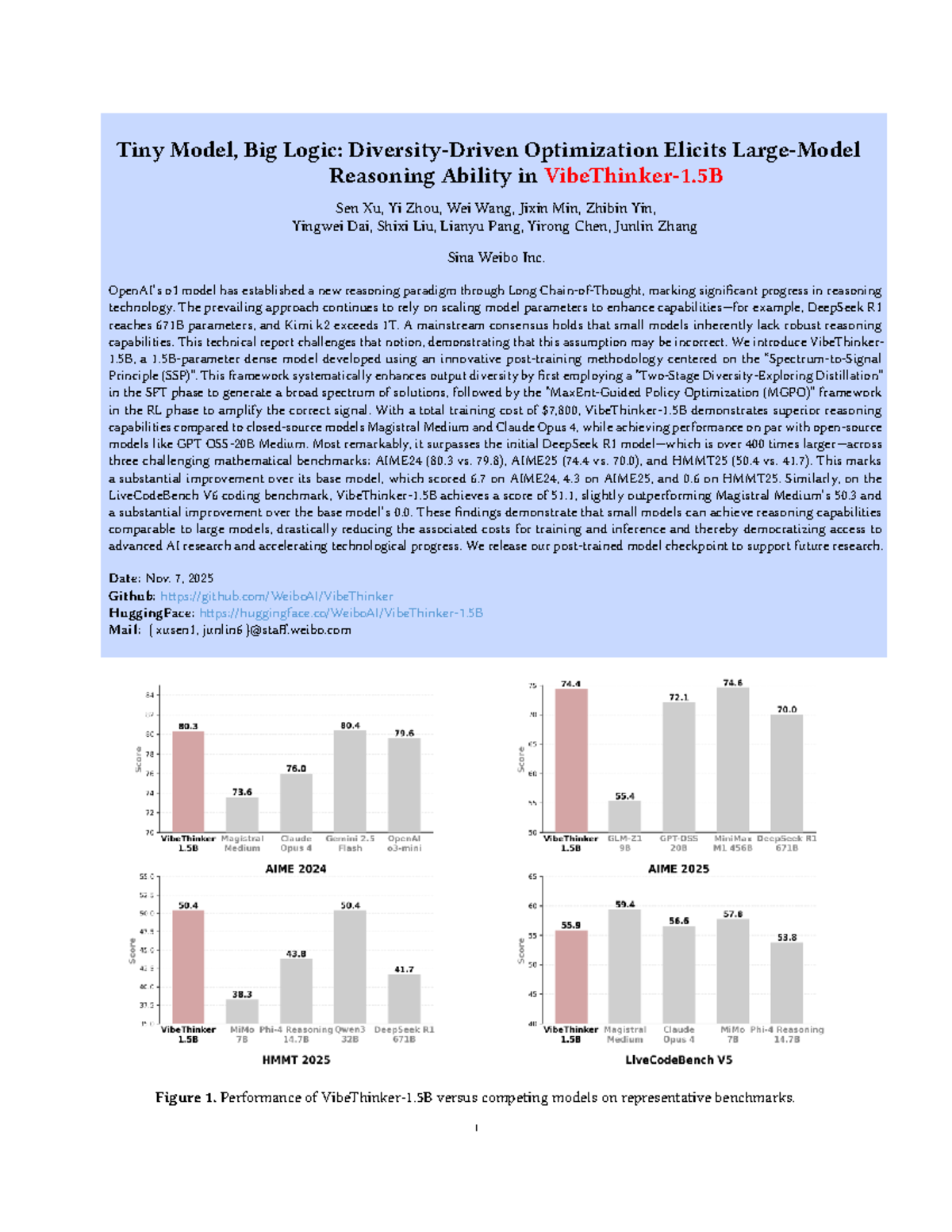 VibeThinker1.5B: A Compact Model for Enhanced Reasoning Performance ...