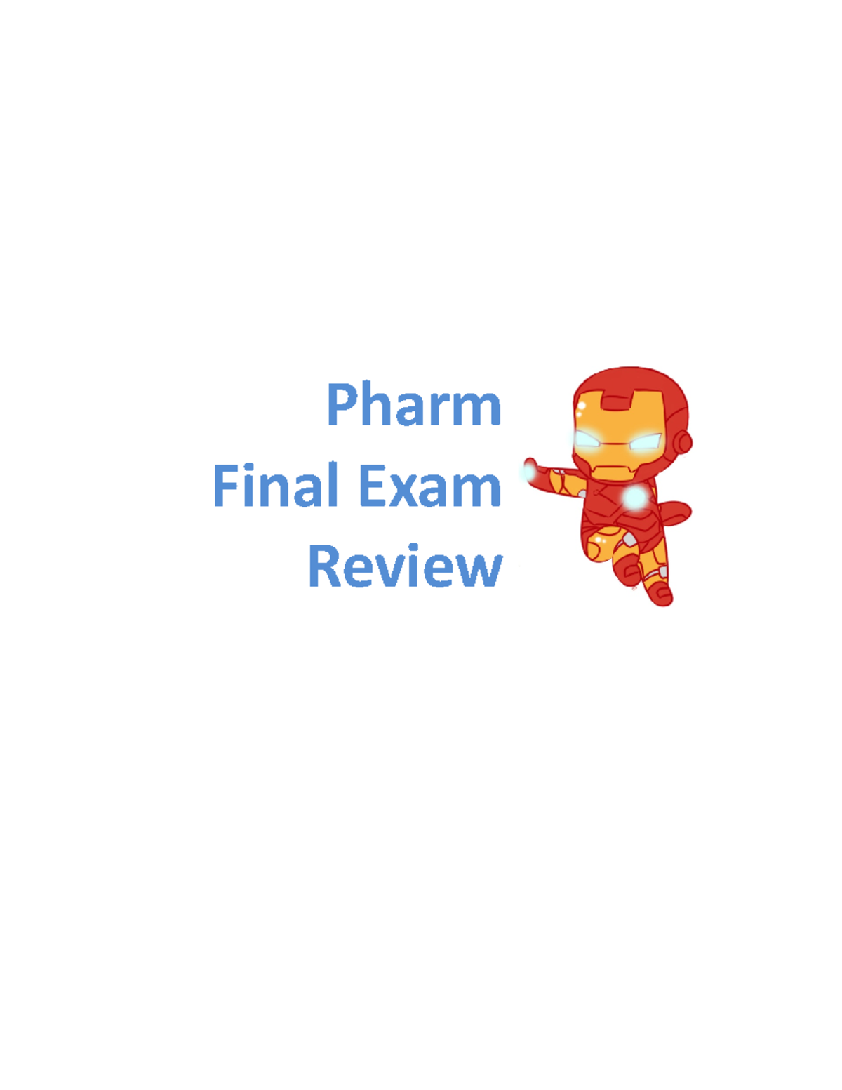 Pharm 1 Final Exam Review - Key Nursing Concepts and Medications - Studocu