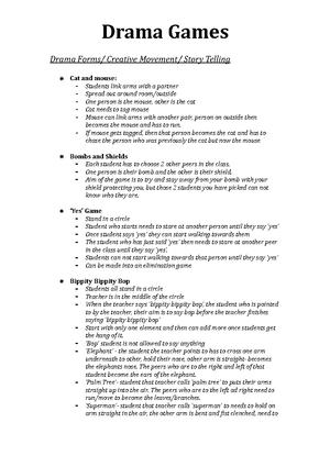 Drama Log Book template S2 2013 - Assignment 2: Drama Logbook template ...
