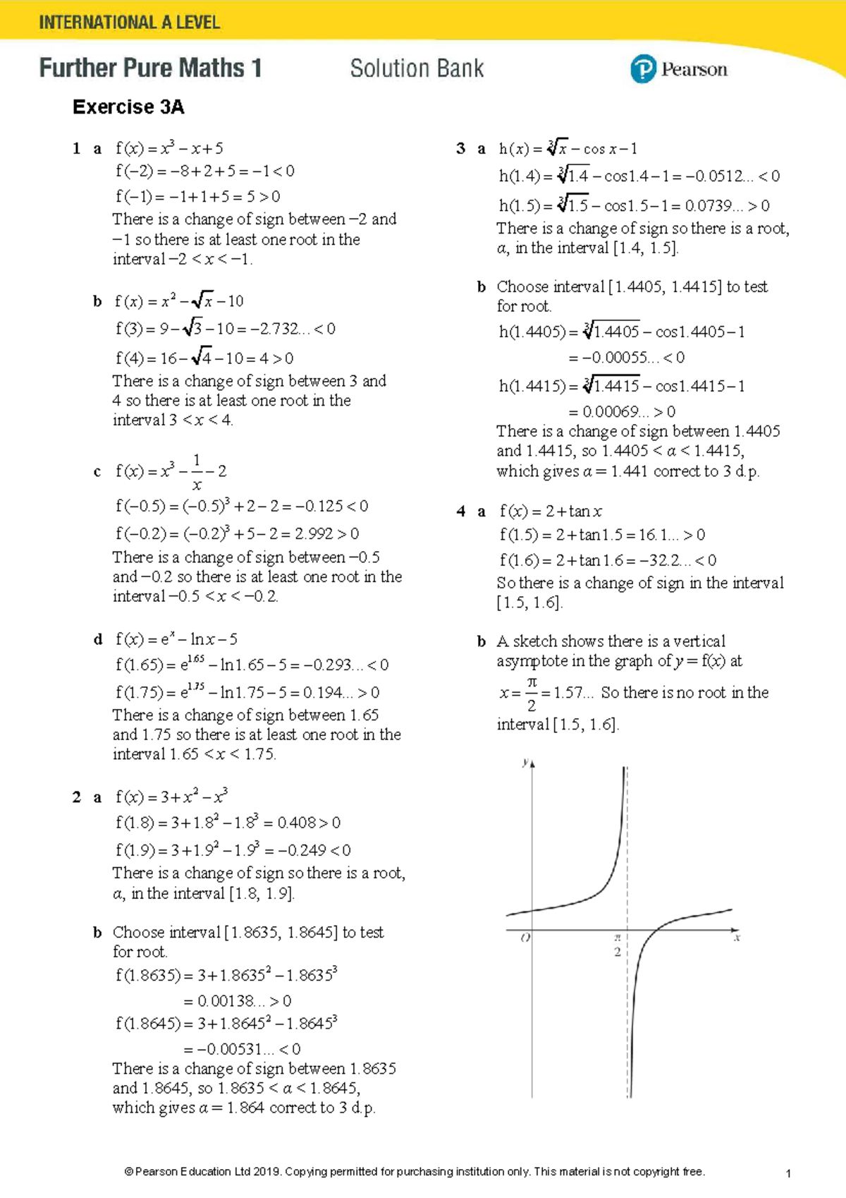 FP1 Chapter 3: Numerical Solutions of Equations - Exercise 3A & 3D ...
