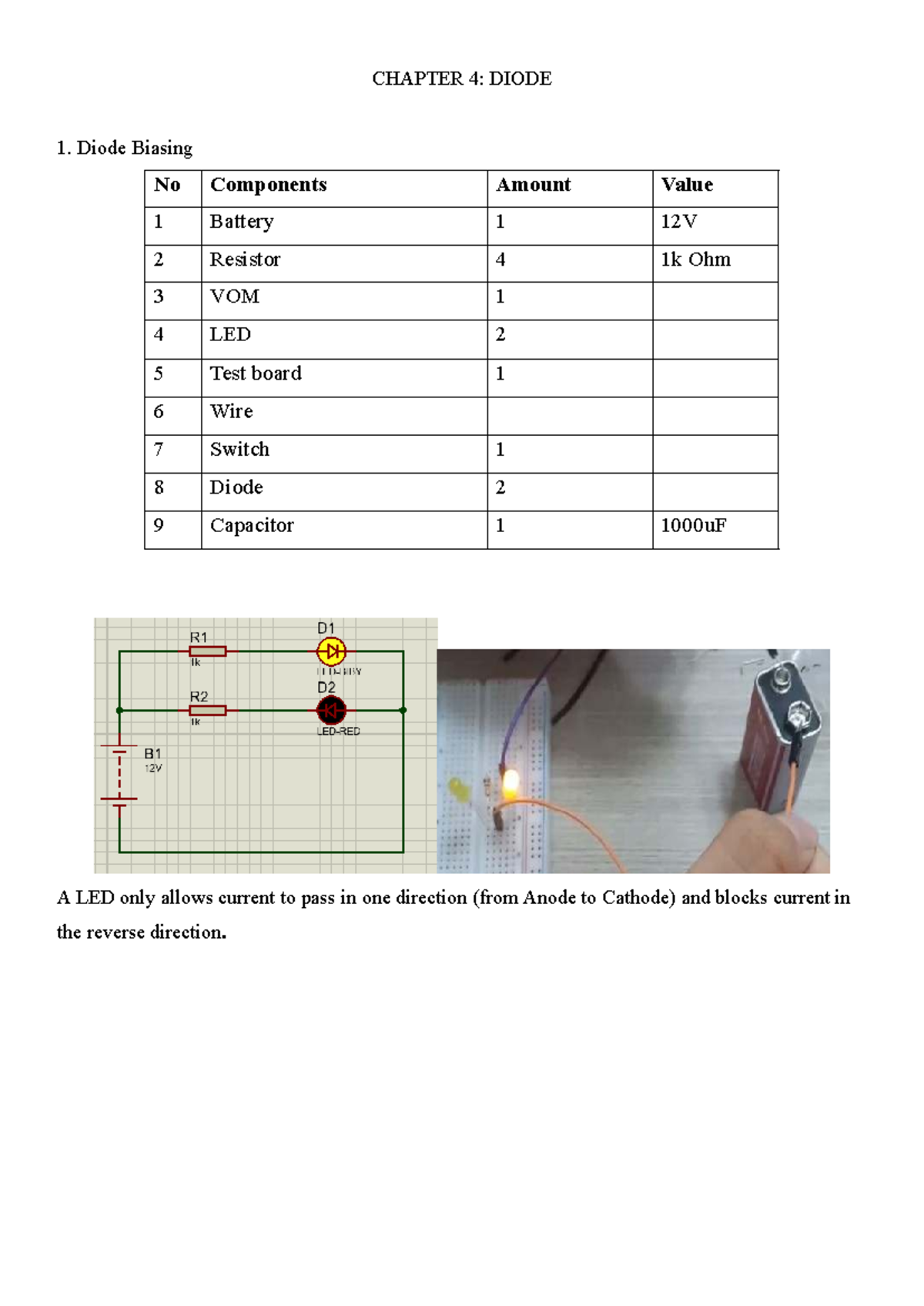 CHAPTER 4: DIODE AND VOLTAGE REGULATOR PROJECT NOTES - Studocu