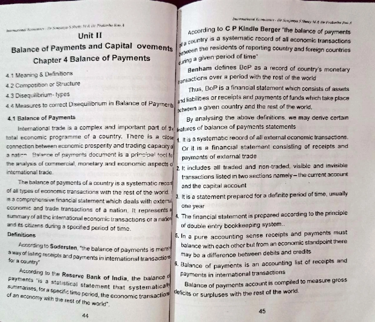 Chapter 5: International Capital Movements - B.Com IV Sem International ...