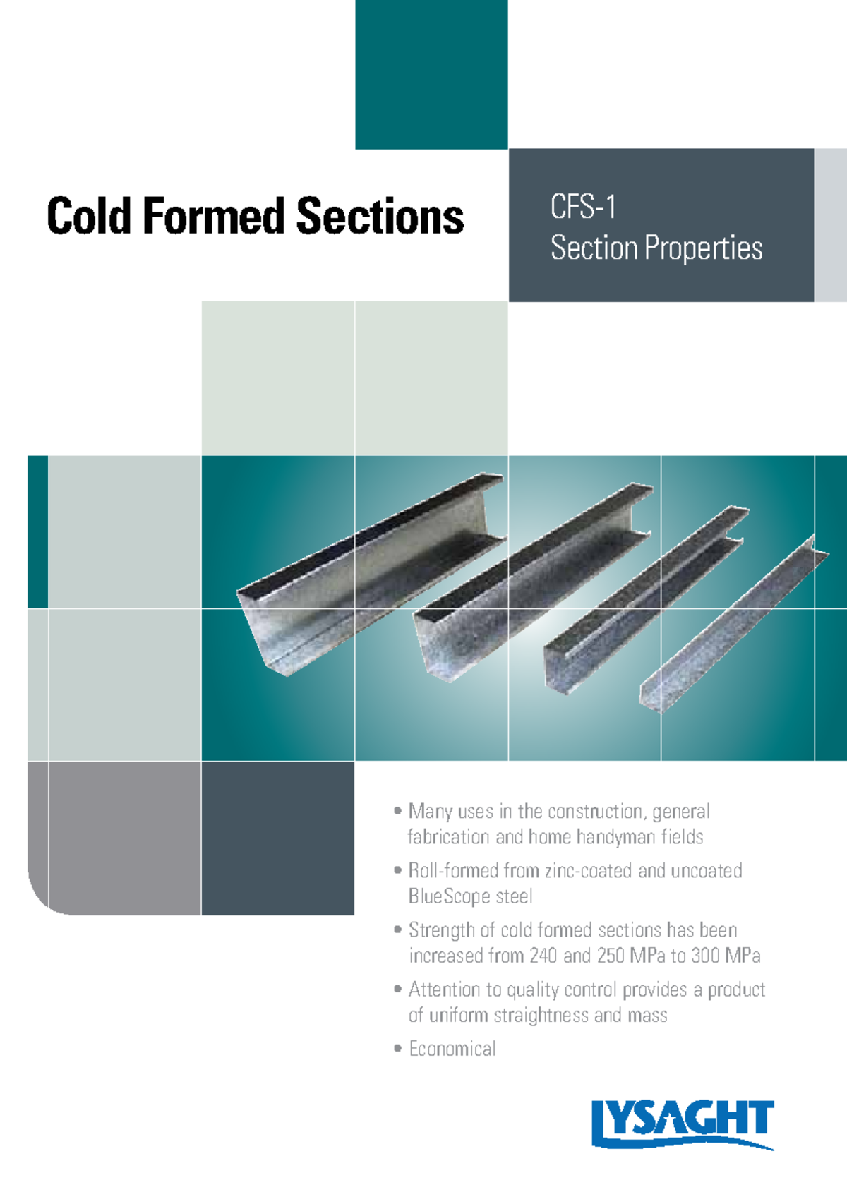 Cold formed steel - CFS- Section Properties Many uses in the ...