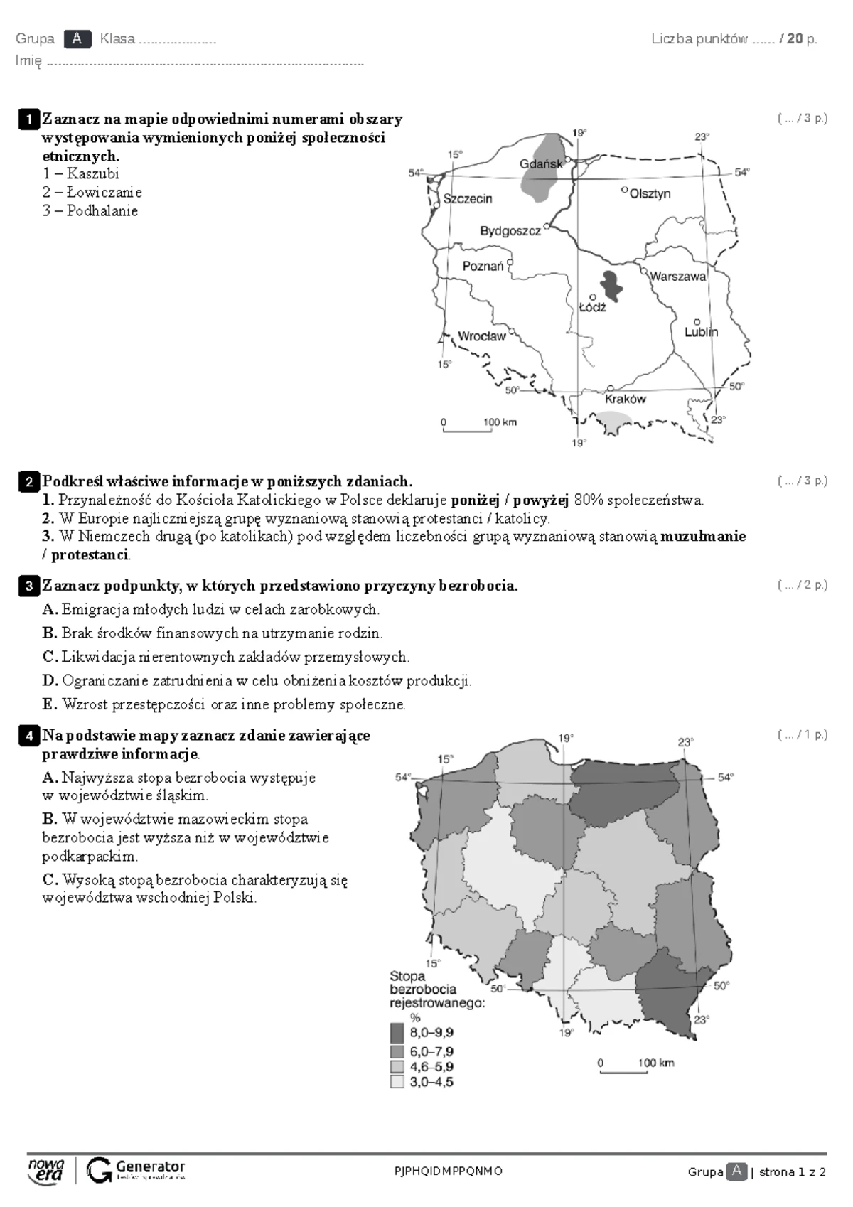 Rozmnażanie I Rozwój Człowieka Nowa Era Sprawdzian www.studocu.com