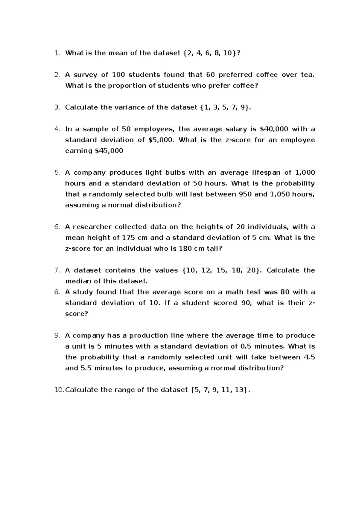 Statistics and Probability STAT2112 Second Quarter Exam Review - Studocu