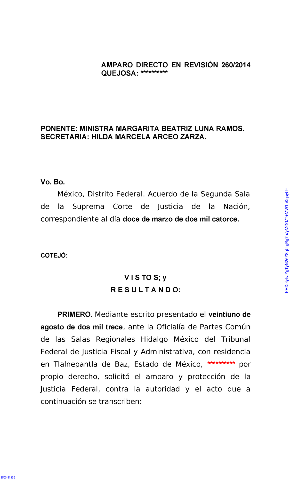 AMPARO DIRECTO EN REVISIÓN: Análisis de la Sentencia de la SCJN - Studocu