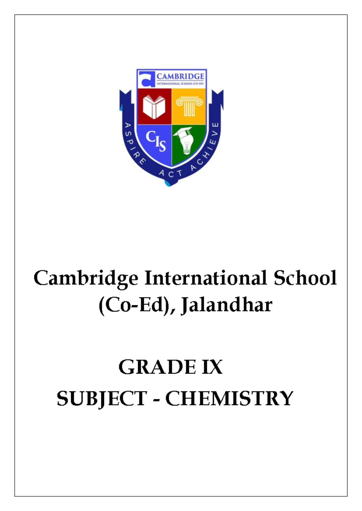 Grade IX Chemistry Resource Material: Exploring Mixtures & Separation ...