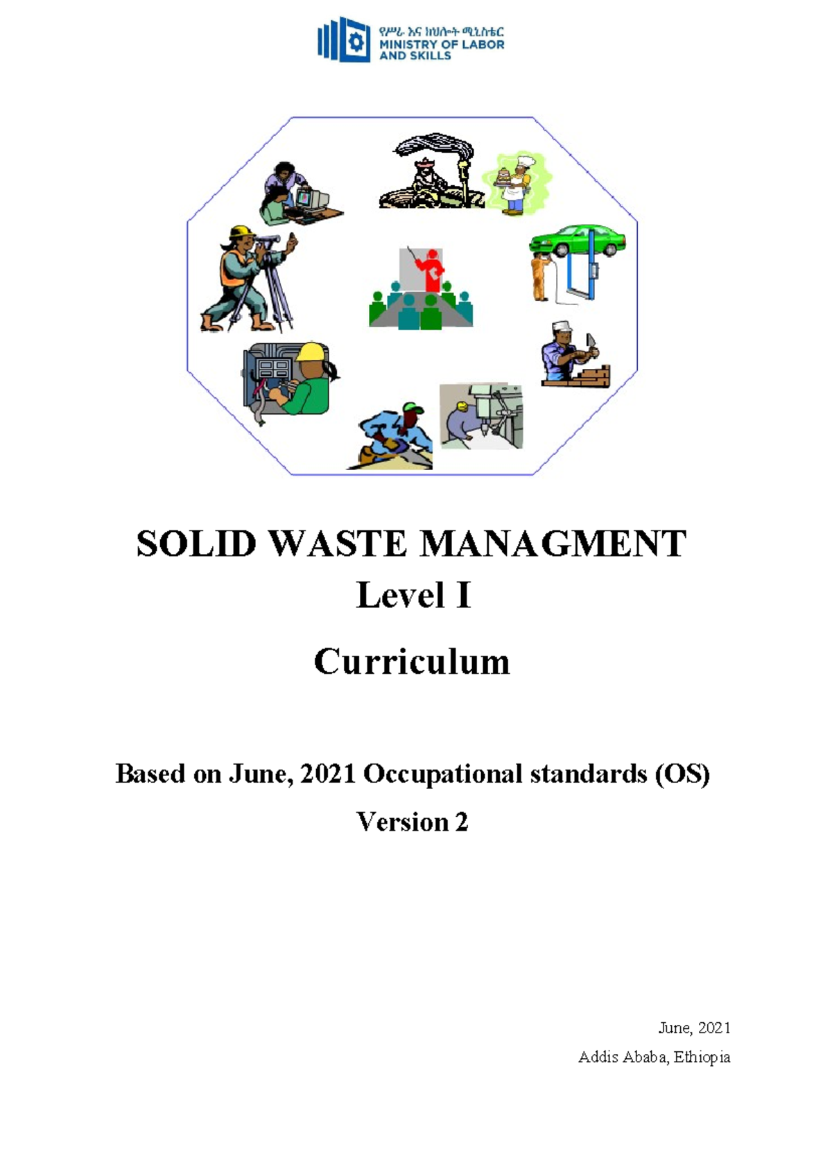 Solid Waste Management Level I Curriculum Overview and Guidelines - Studocu