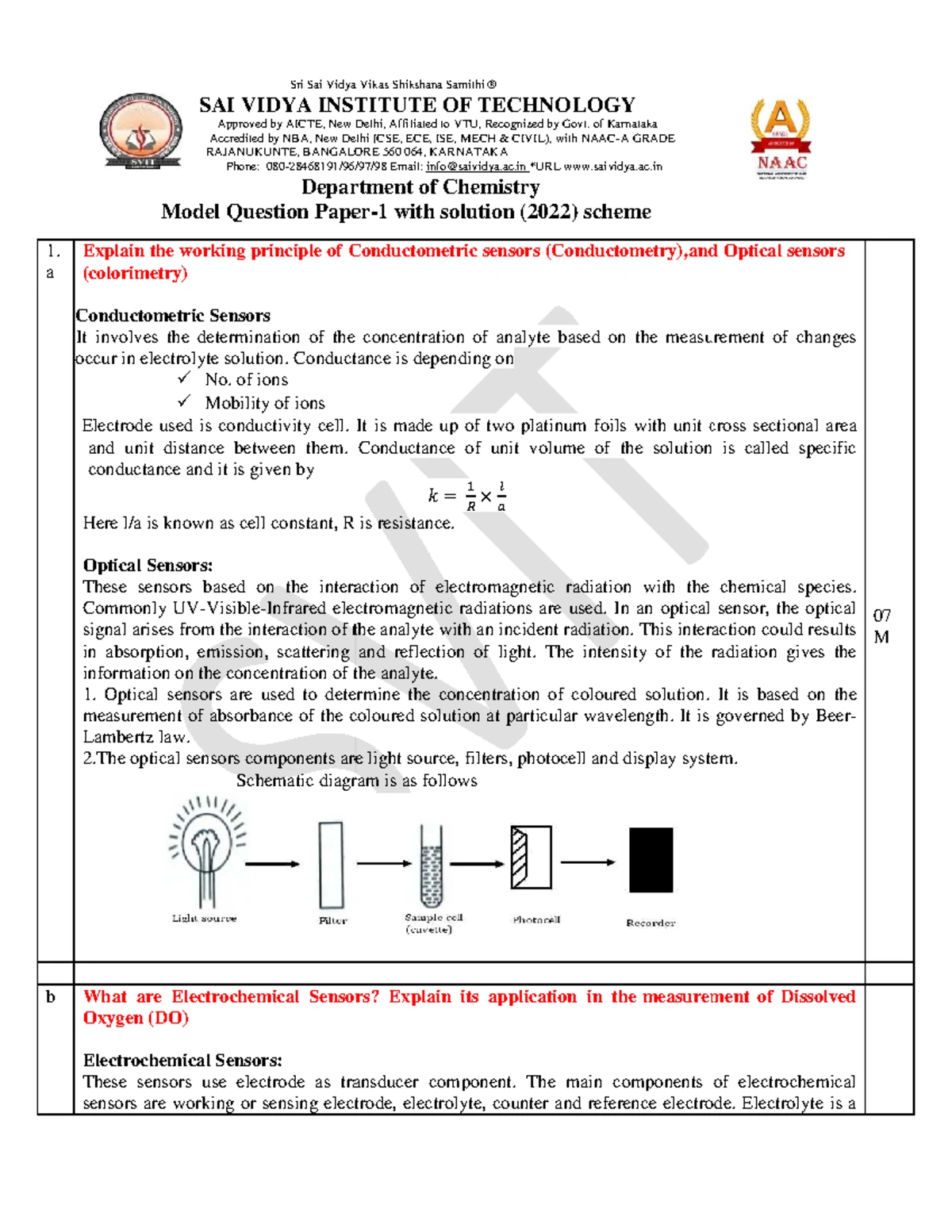 Solved Model Question Paper OF Introduction TO Python Programming - 1 ...