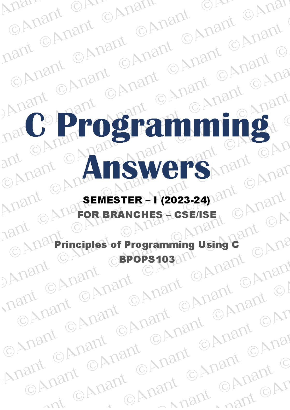 BESCK104C Midterm Question Paper – Electronics & Engineering - Studocu