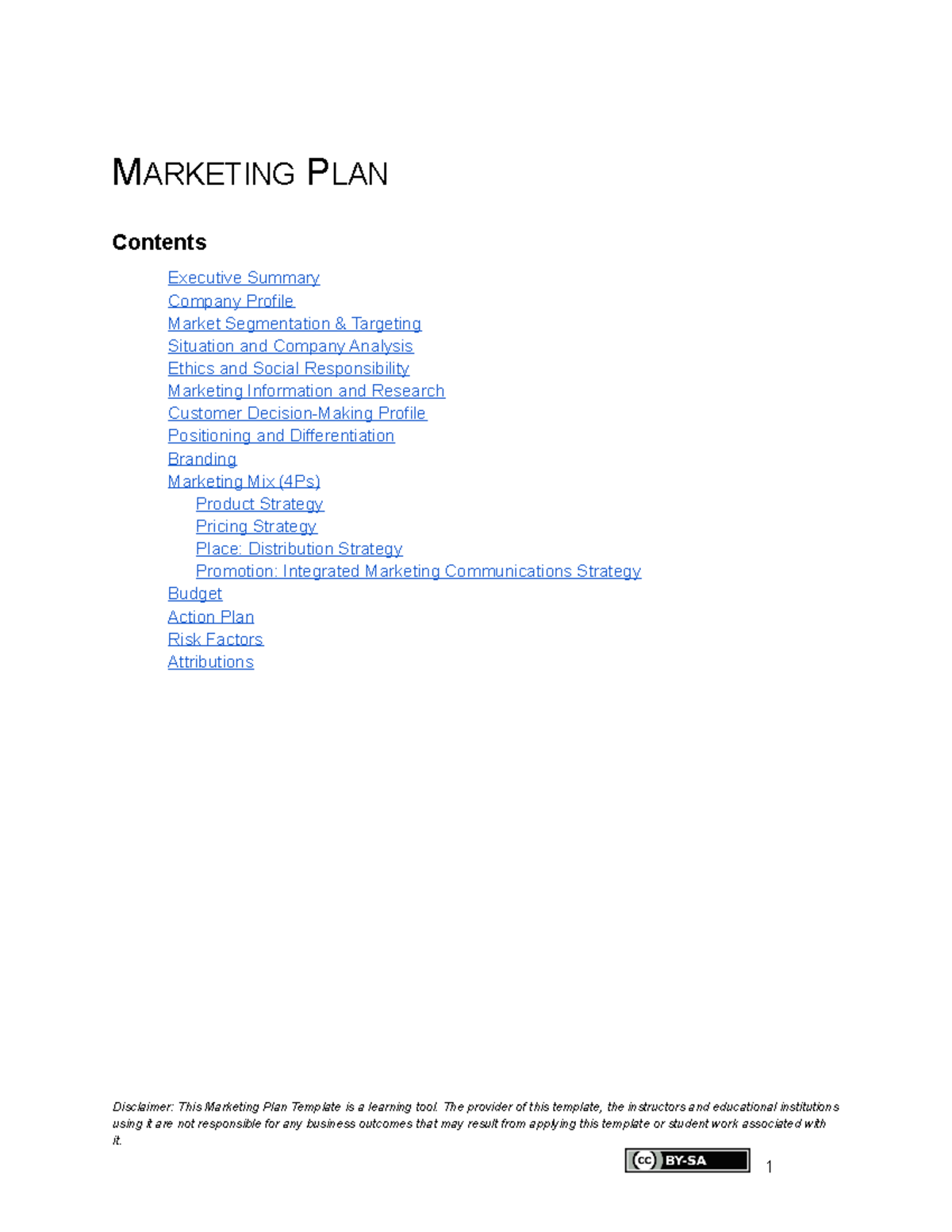 Toyota Marketing Plan - MARKETING PLAN Contents Executive Summary ...