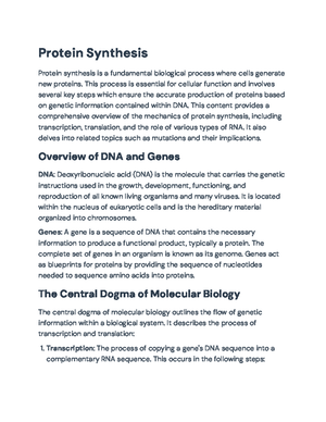 Comprehensive Overview of Bacterial and Eukaryotic Biology (BIO101 ...