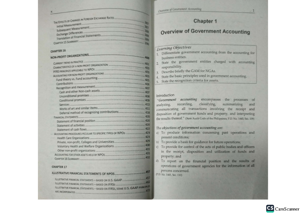Accounting for Government and Non-Profit - Chapter 1 - BS Accountancy ...
