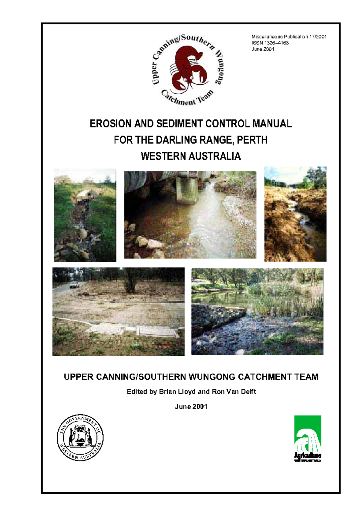 Erosion and Sediment Control Manual: Darling Range, Perth (2001) - Studocu