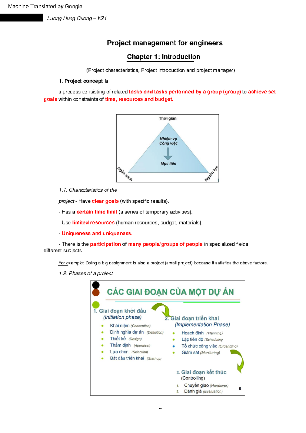 PM-ENG-1001: Project Management Fundamentals and Practices - Studocu