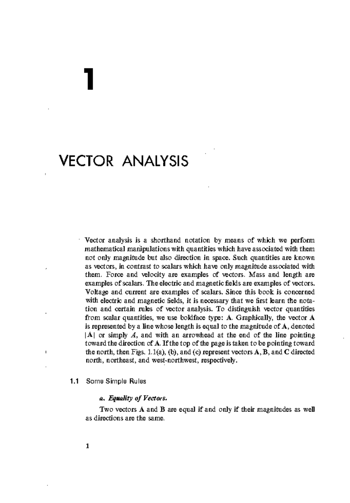 Vector Analysis: Understanding Vectors and Coordinate Systems (Course ...