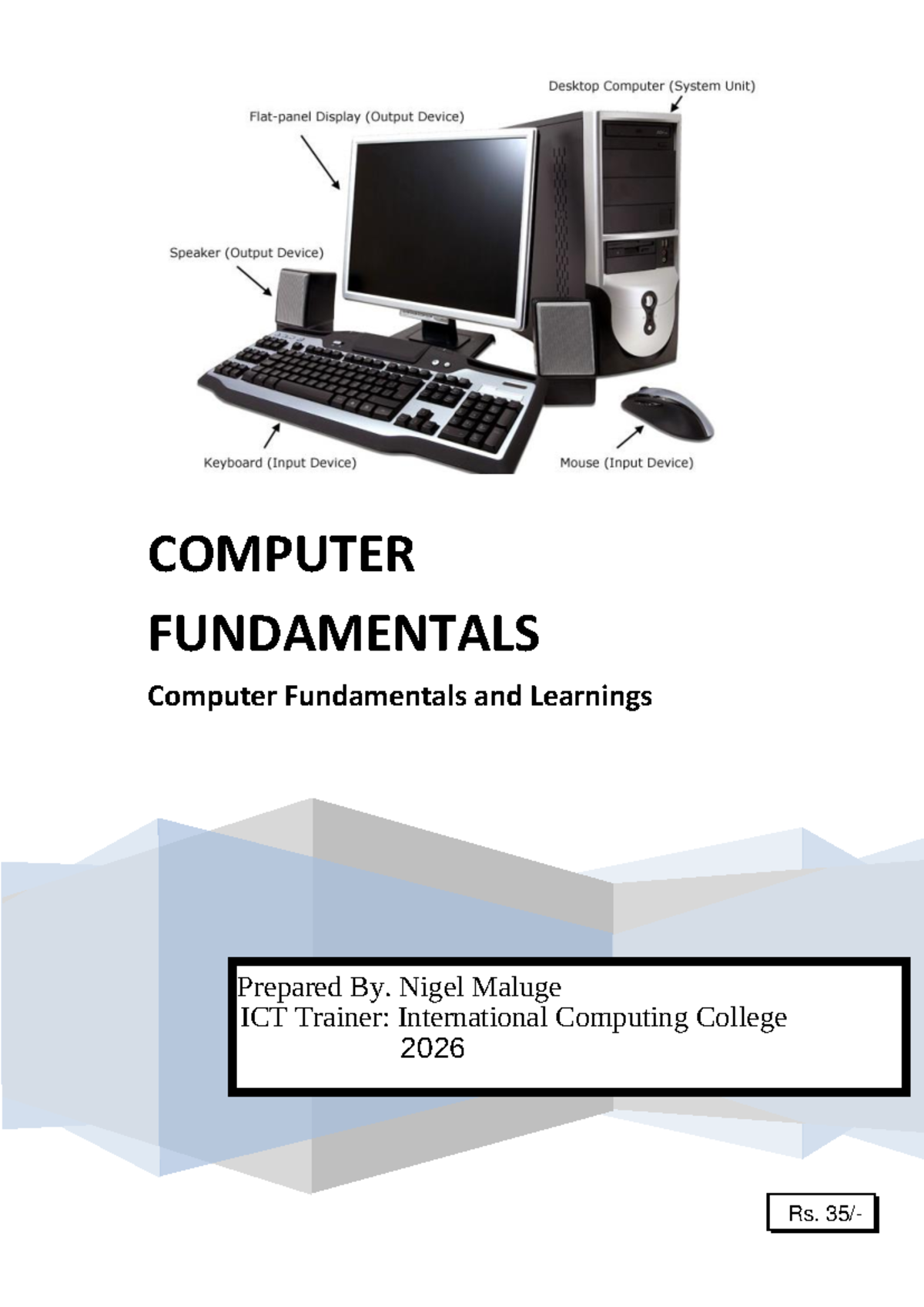 COMPUTER FUNDAMENTALS: Key Concepts and Learnings (ICT 2026) - Studocu