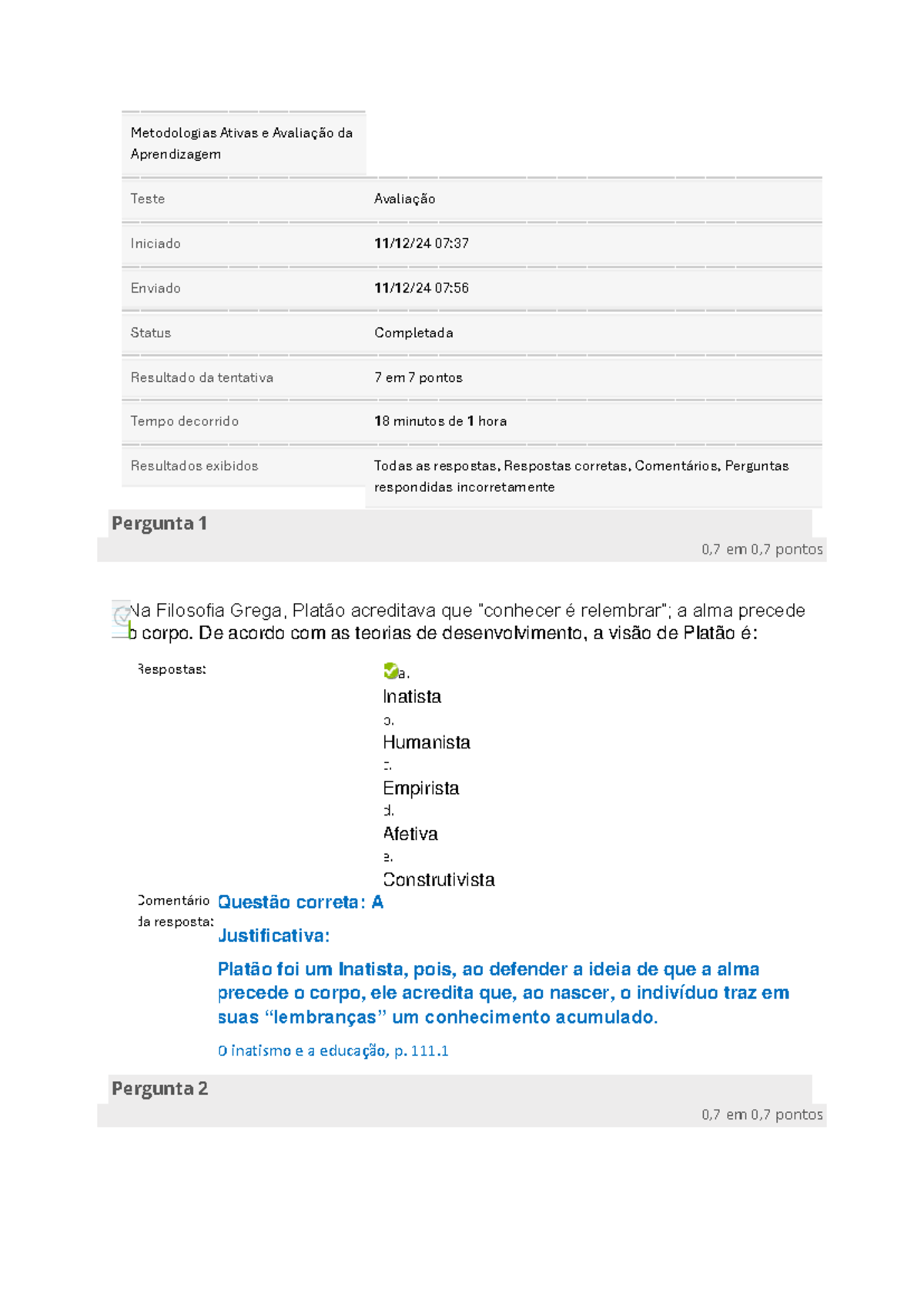 Metodologias Ativas e Avaliação da Aprendizagem - Metodologias Ativas e ...