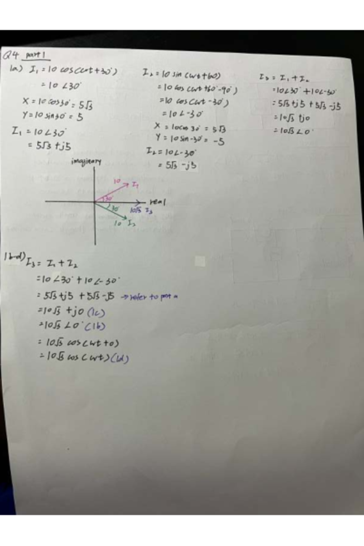 Circuit Analysis Assignment 2: Q4 Solutions and Calculations - Studocu