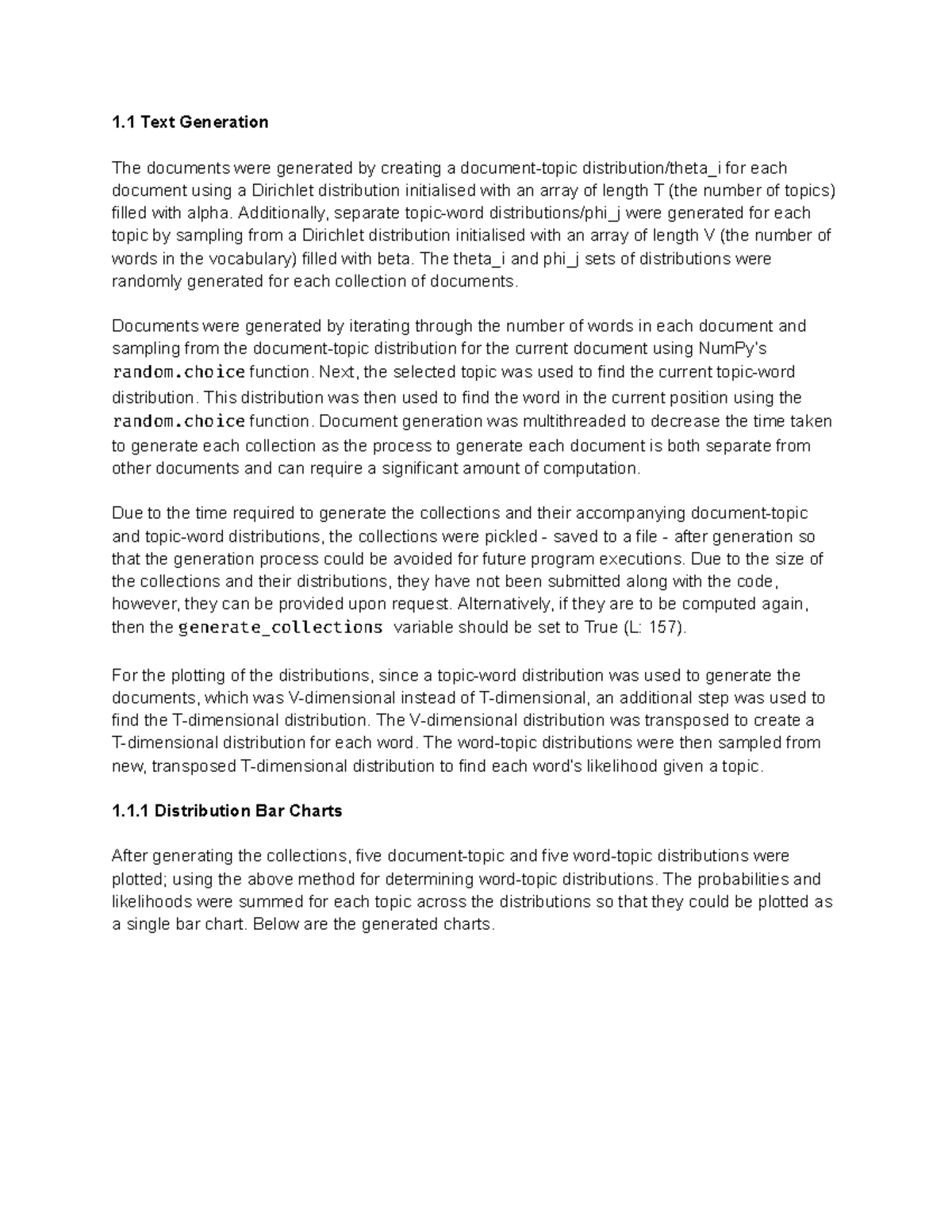 Machine Learning Coursework 2 B2 2022/2023 - 1 Text Generation The ...