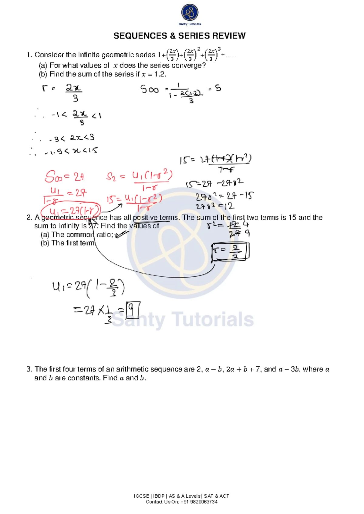 Math Assignment - very difficult - Grade 1 Math Assignment Name ...