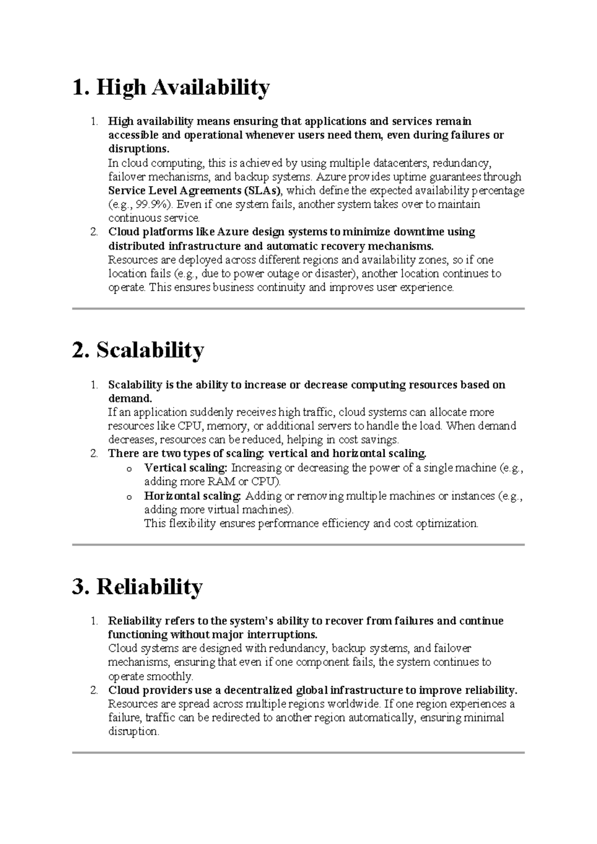 Module 2 - GBGBGY: High Availability, Scalability, and Reliability in ...