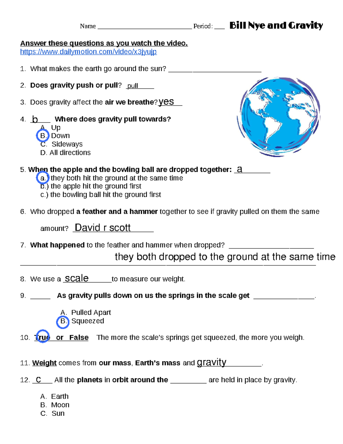 Bill Nye The Science Guy Motion Worksheet Bill Nye The Science Guy Motion  Worksheet, image size:1200x1553