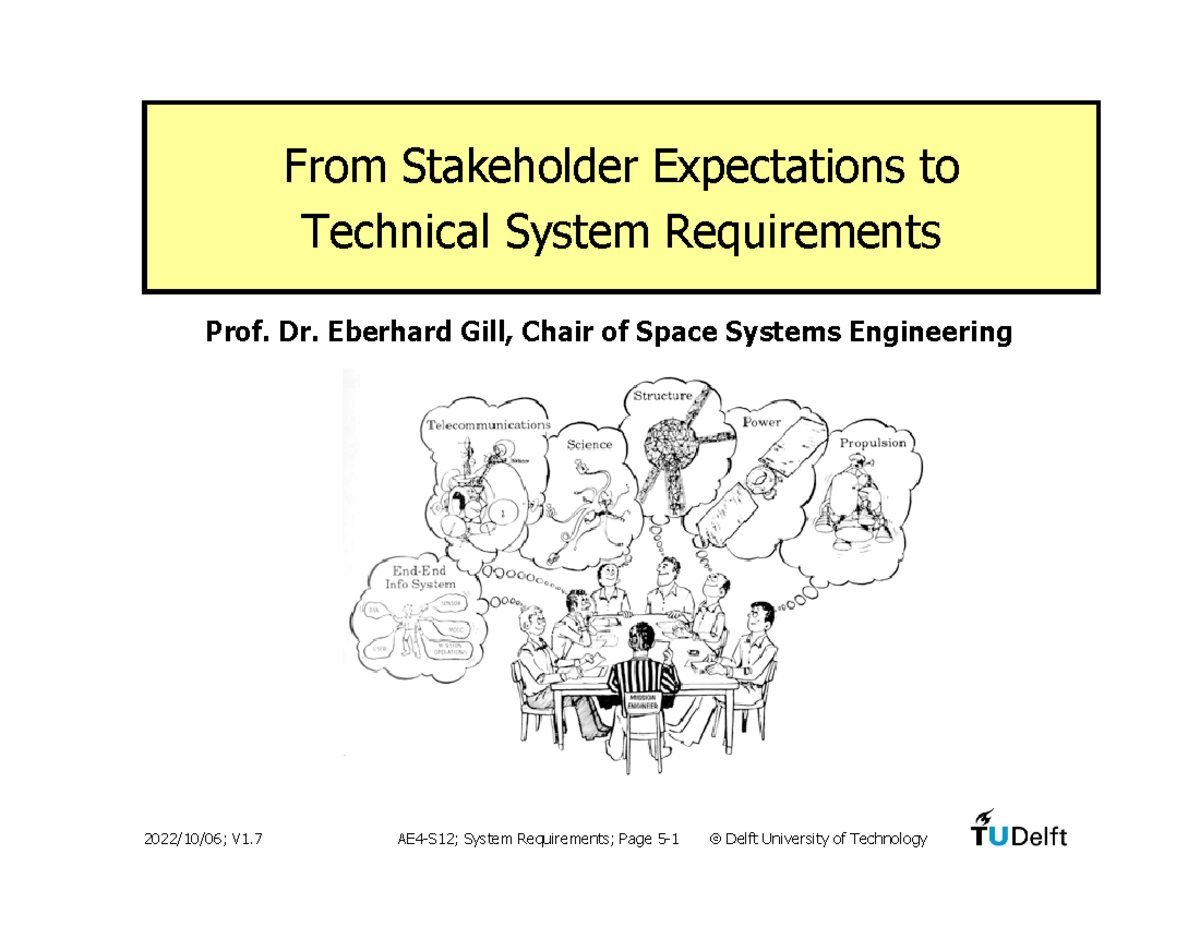 AE4 S12 05 Evolution of System Requirements: From Needs to Specs V17 ...