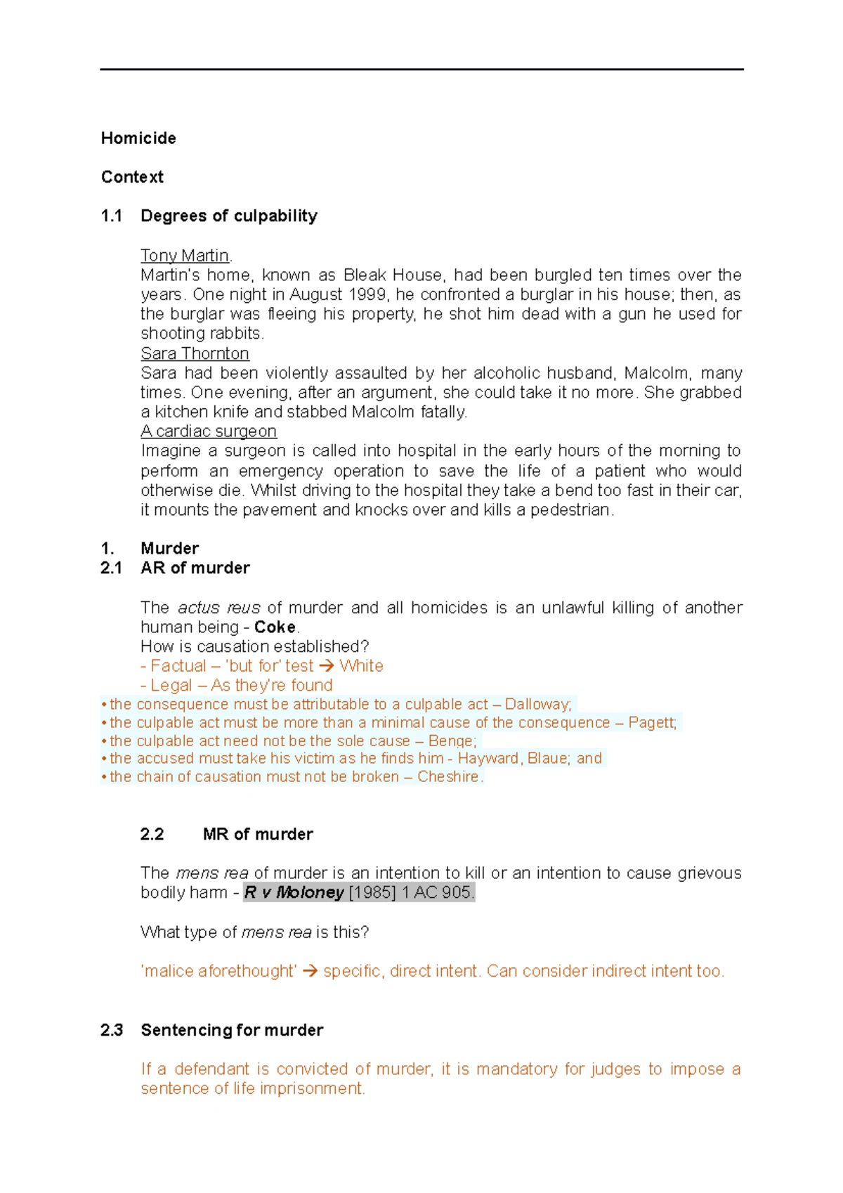 Criminal (WS 3 Tasks) - Lecture notes 3 - CRIMINAL LAW WORKSHOP 3 ...