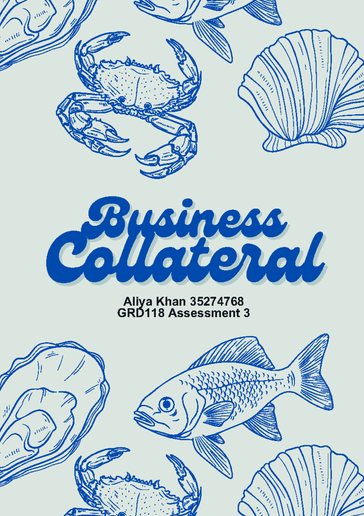 GRD118 Assessment 3 - Restaurant Branding Collateral Analysis - Studocu