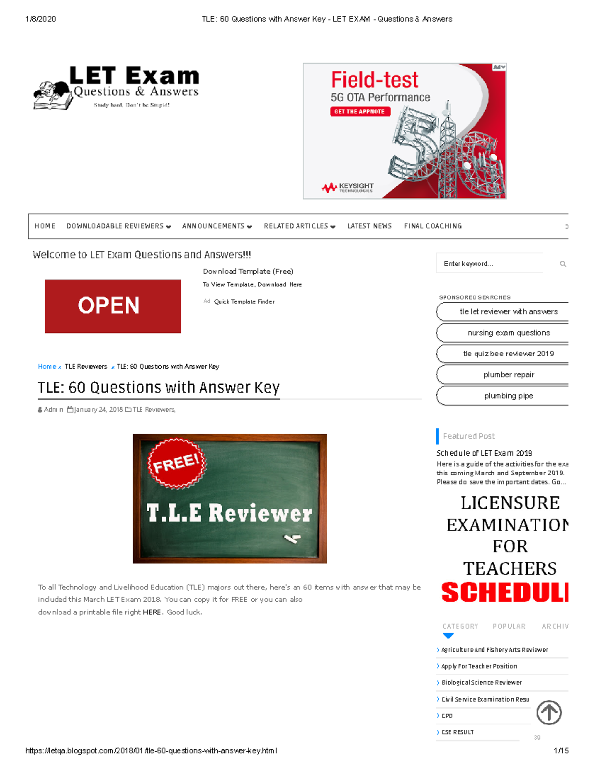 Toaz - SCSS - Welcome to LET Exam Questions and Answers!!! Download ...
