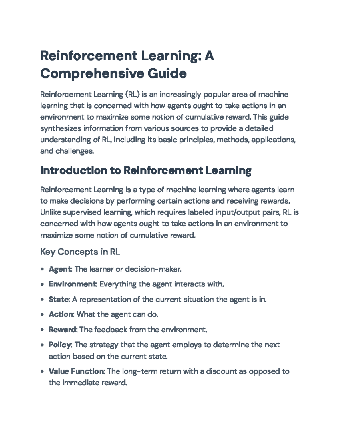 Reinforcement Learning: Comprehensive Guide on Principles and ...