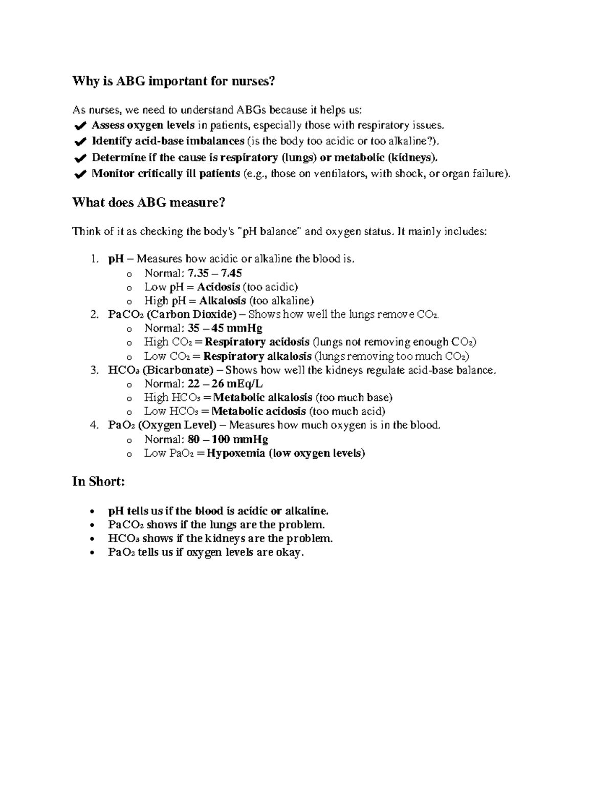 ABG ABG ABG ABG ABG - Why is ABG important for nurses? As nurses, we ...