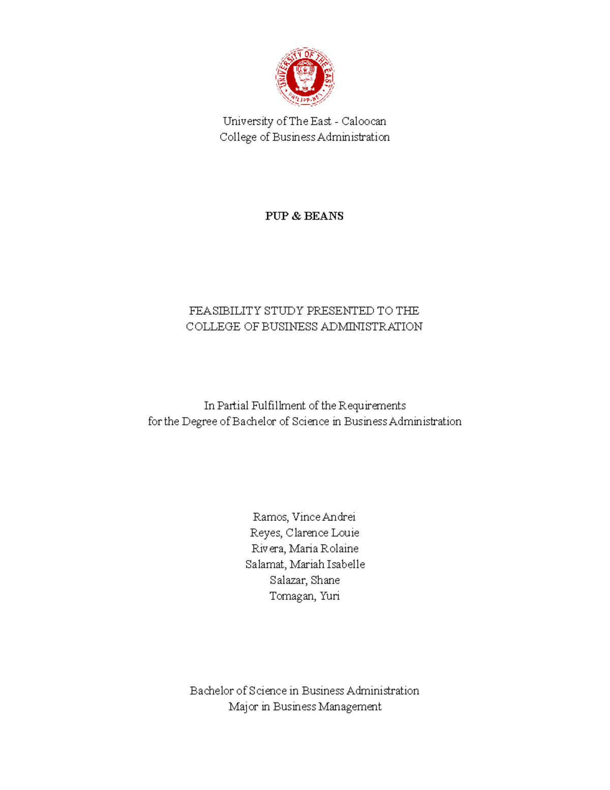 Chapter 3: Marketing Aspect of Pup Beans Feasibility Study (BME2F ...