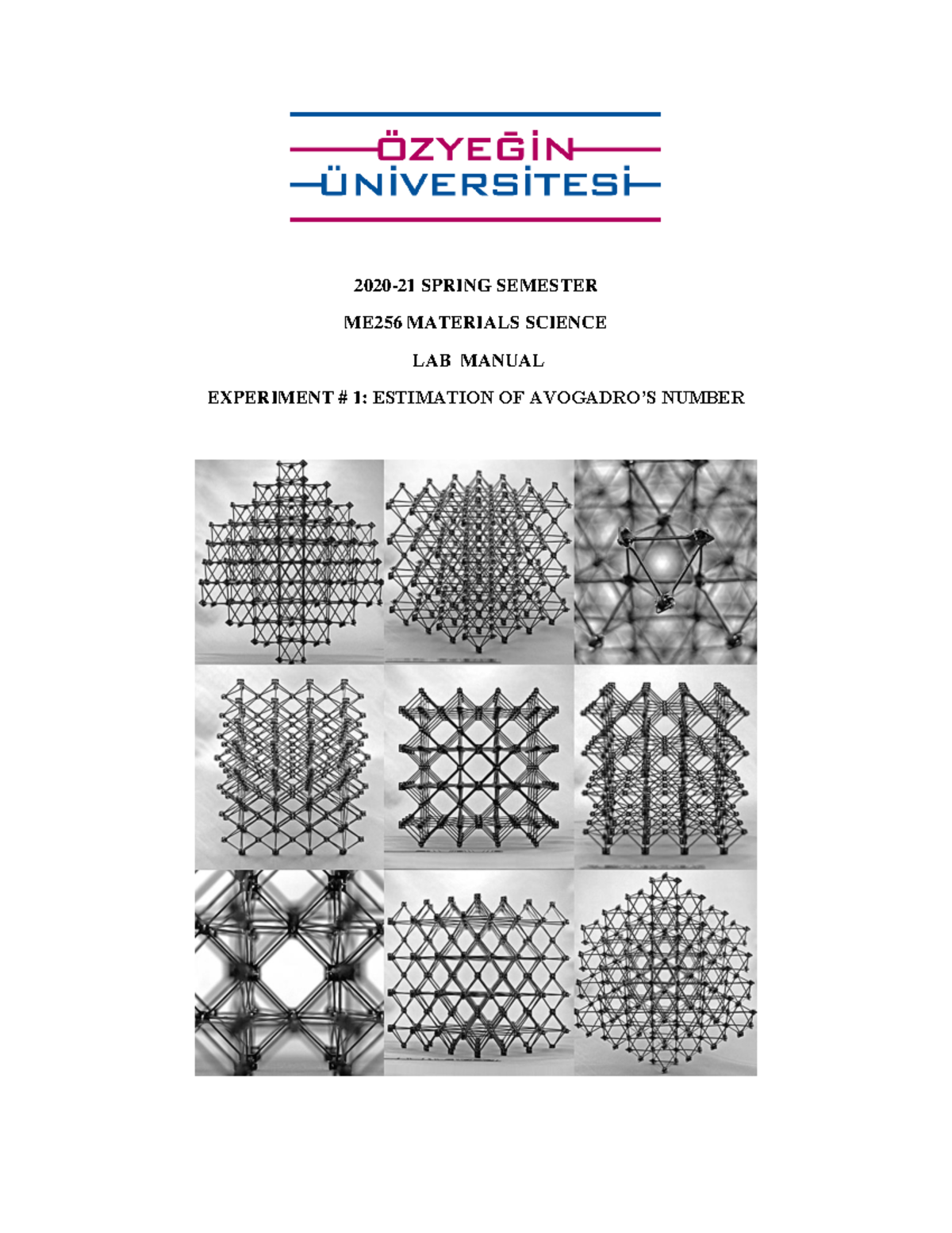 ME256 Materials Science Lab Manual: Experiment 1 - Estimation of Number ...