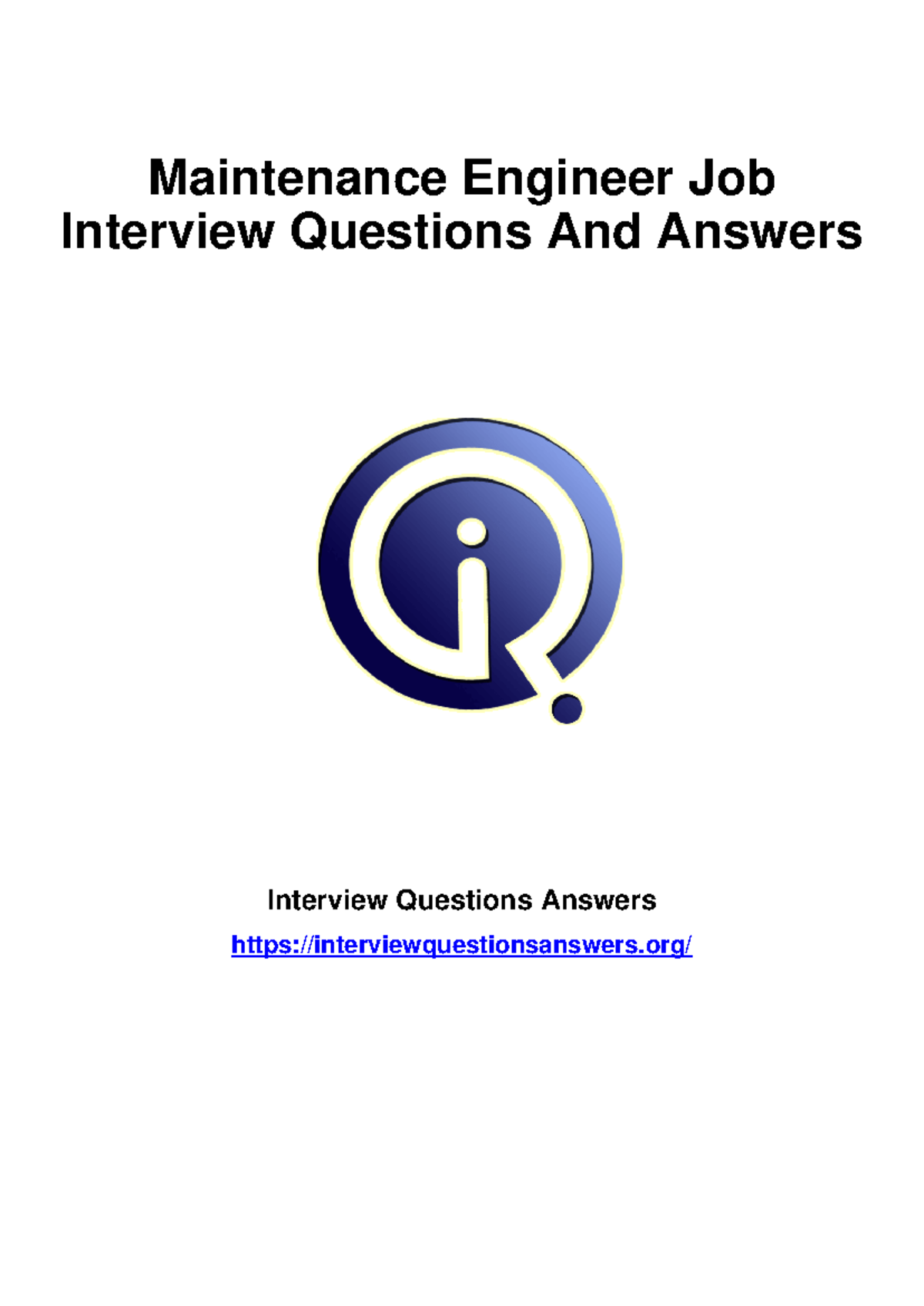 1-maintenance-engineer-interview-questions-answers-guide-important