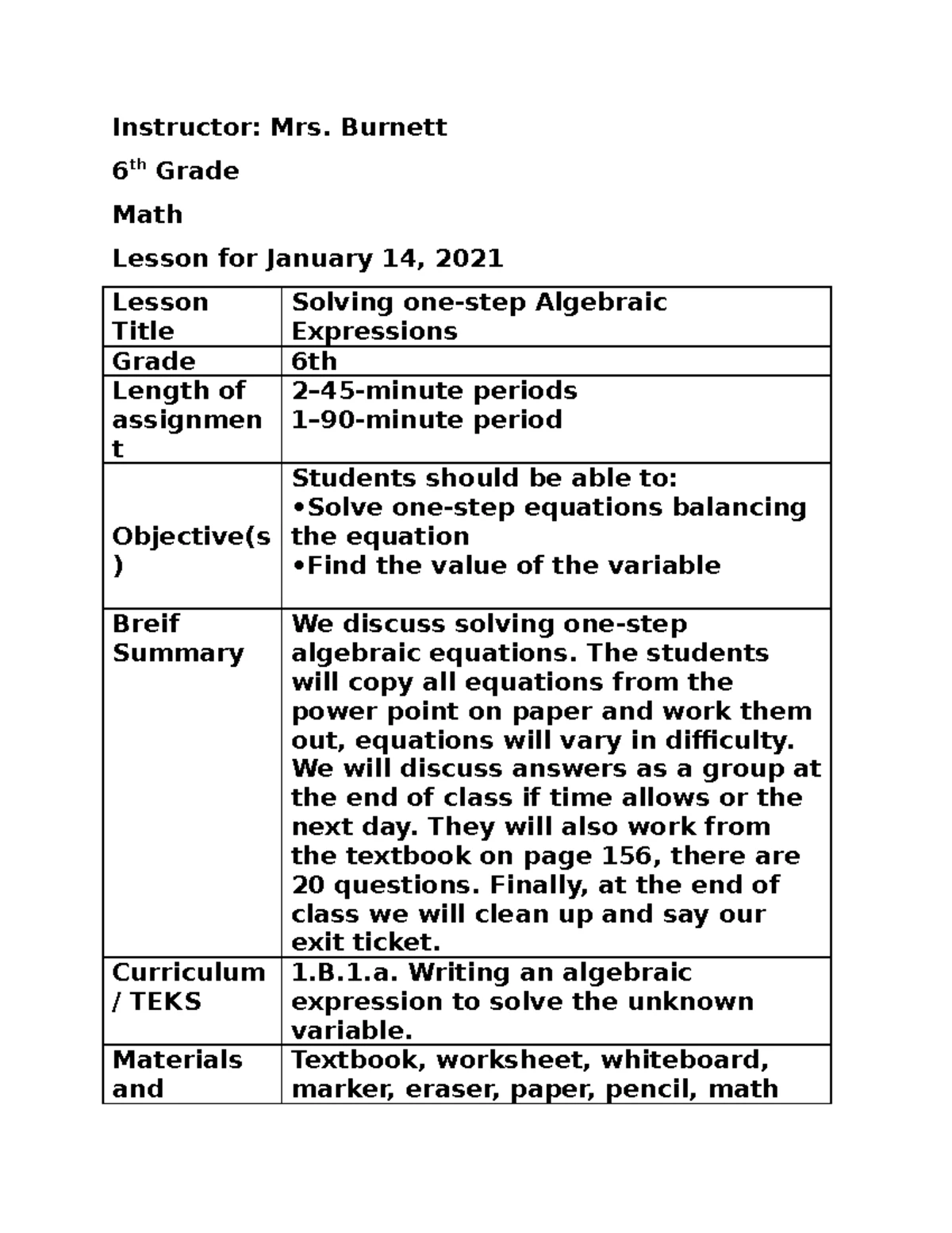 Week 7 FInal Project - Haylin Bade Math 150 Professor Brandi Robinson ...