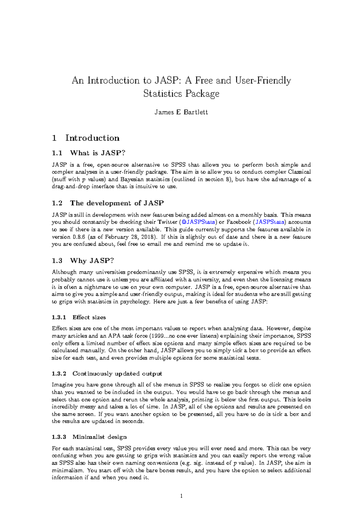 JASP Guide: A User-Friendly Statistical Package Overview - Studocu