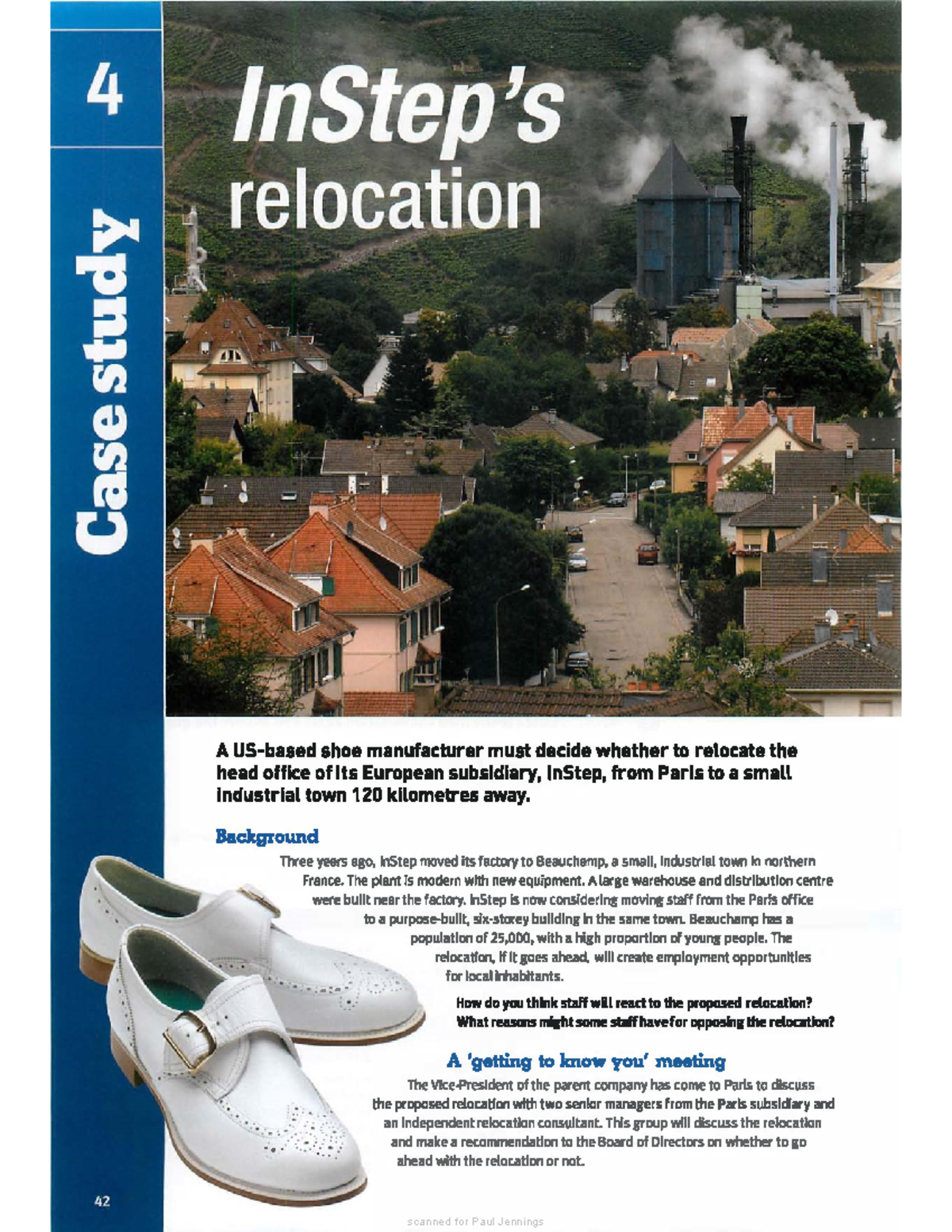 Case Study: Relocation Decision for InStep (4) - Studocu