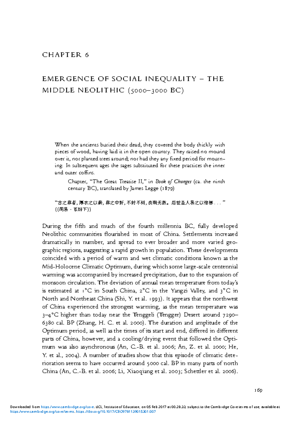 Emergence of Social Inequality - Middle Neolithic (5000-3000 BC ...