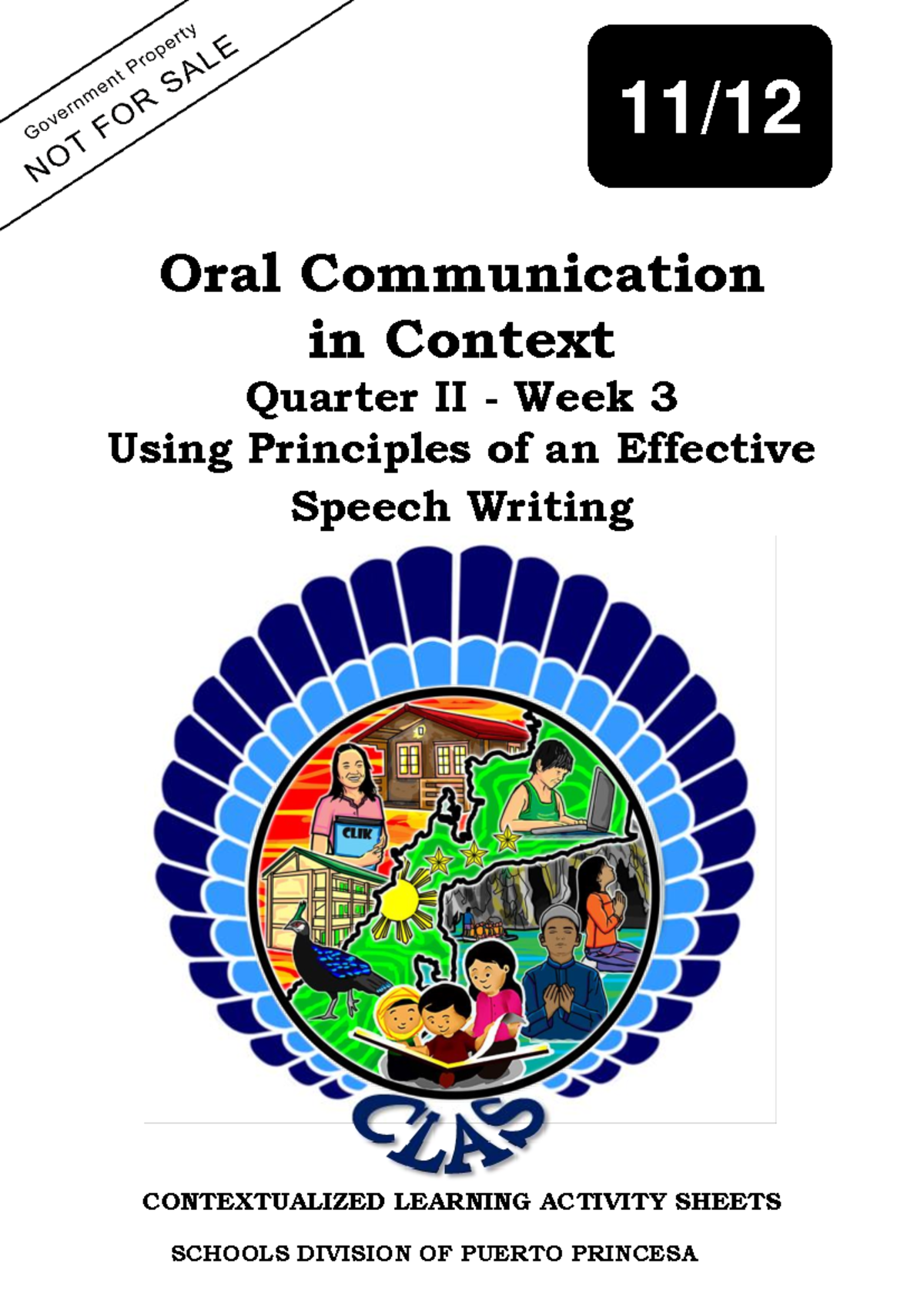 Grade 11 Oral Communication CLAS - Week 3: Effective Speech Writing ...