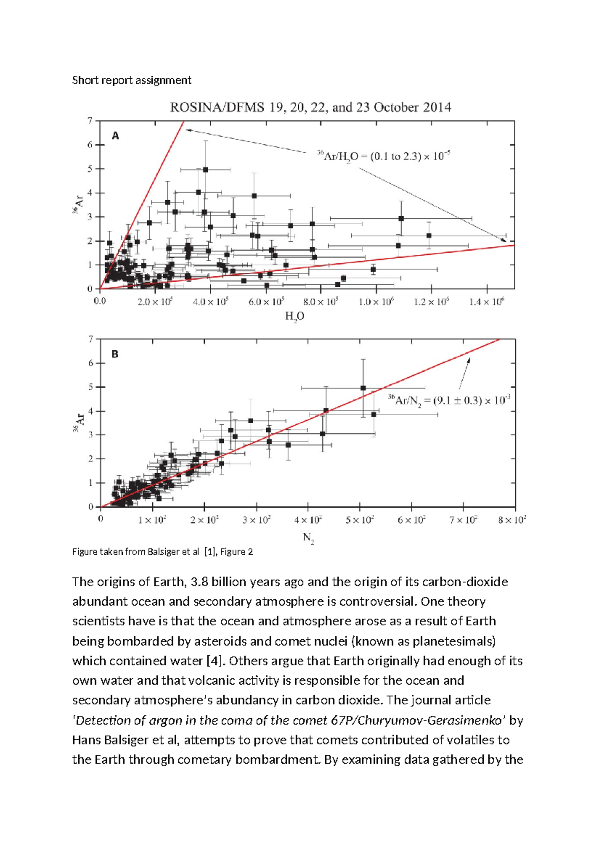 Short report for astronomy - Short report assignment Figure taken from ...