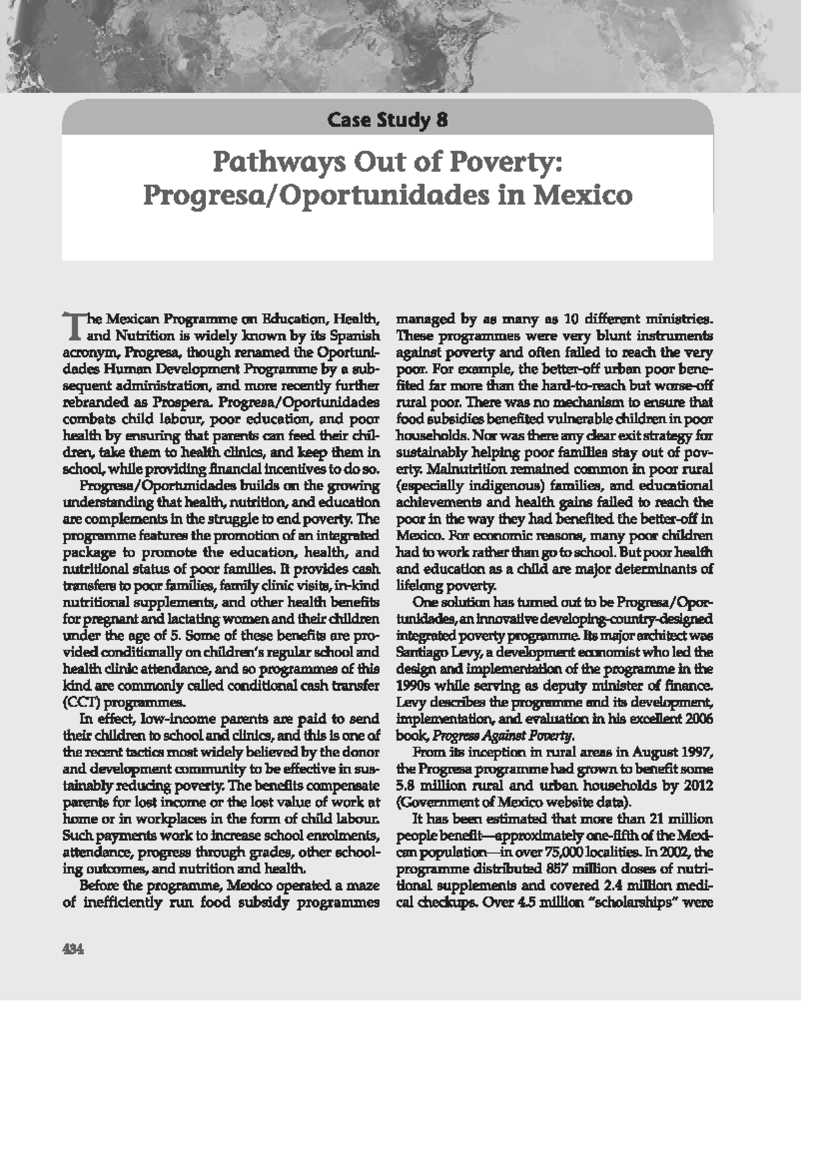 Mexico case study paragraph - Website Development - Studocu