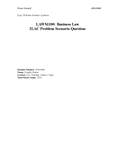 LAWS1100 - UQ - Business Law - Studocu