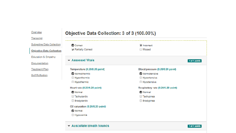 SHADOWHEALTH: Overview of Objective & Subjective Data Collection - Studocu