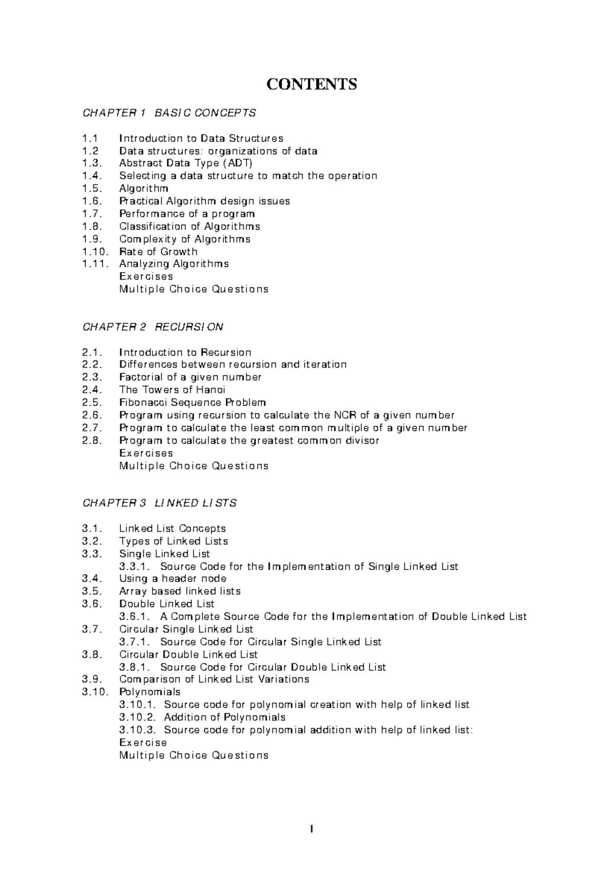 BCA 1st Sem: Comprehensive Notes on Data Structures and Algorithms ...