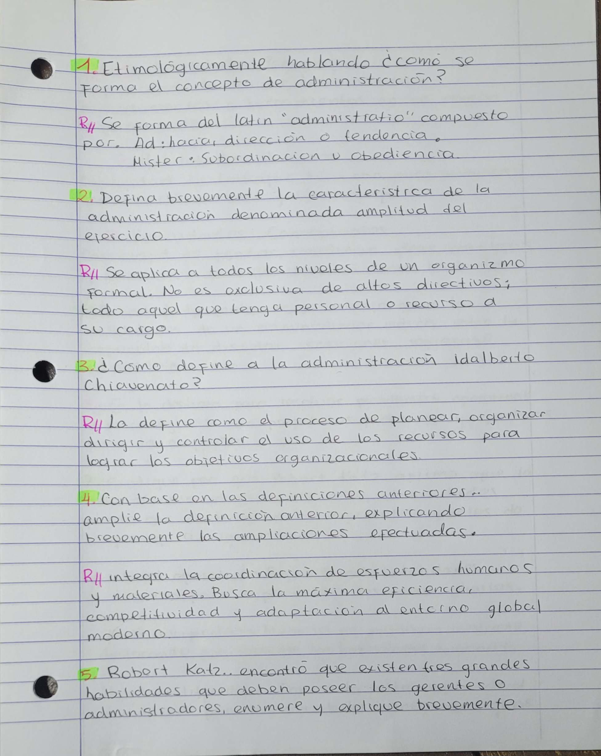 Cuestionario Unidad 1: Fundamentos de Administración (ADM 1) - Document Preview