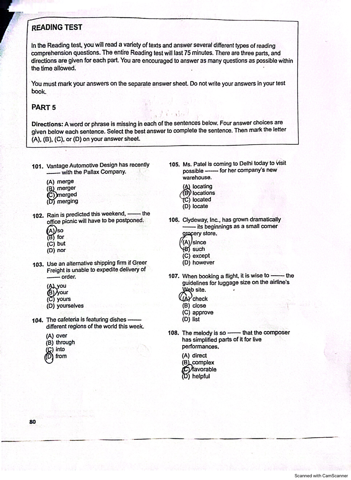 Day 25 TOEIC Preparation and Practice Notes - Studocu
