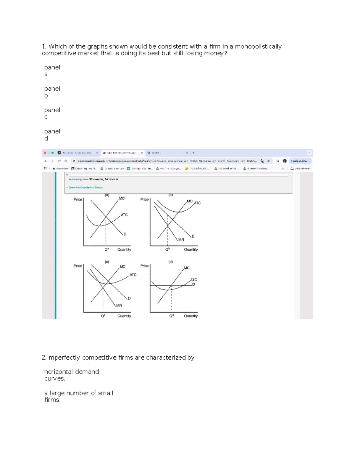 Chap 16 - Quiz on Monopolistic Competition and Market Structures - Studocu
